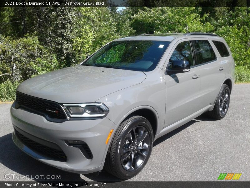 Destroyer Gray / Black 2021 Dodge Durango GT AWD