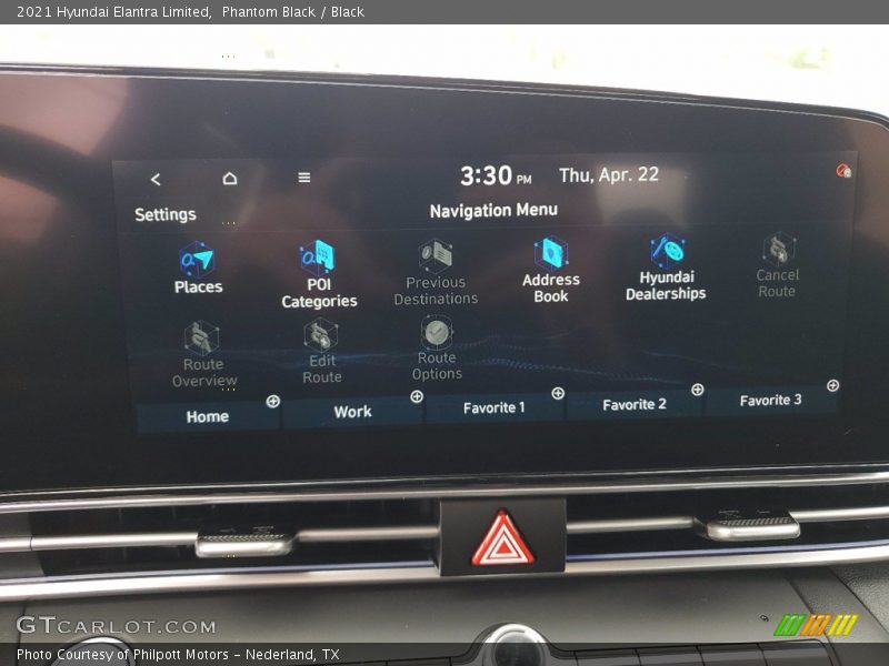 Phantom Black / Black 2021 Hyundai Elantra Limited