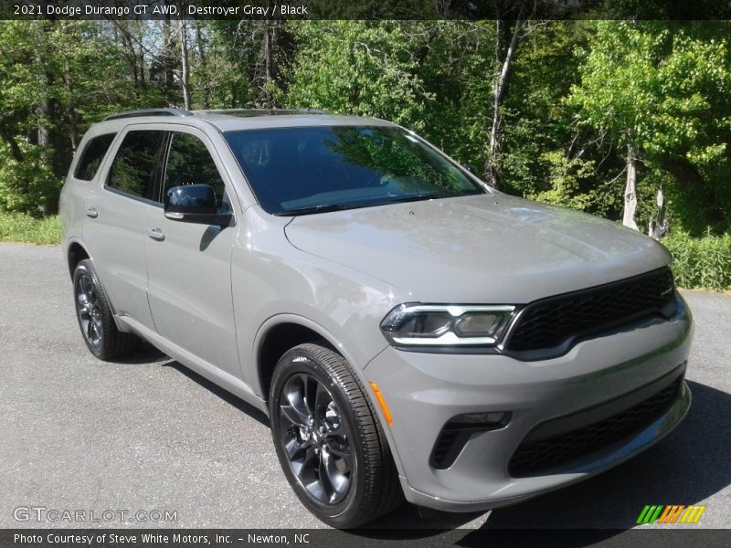 Destroyer Gray / Black 2021 Dodge Durango GT AWD