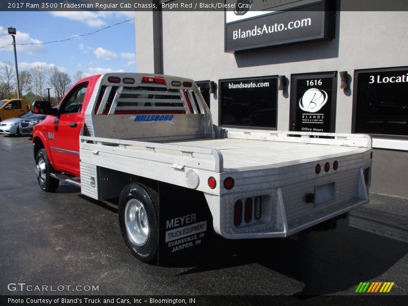 Bright Red / Black/Diesel Gray 2017 Ram 3500 Tradesman Regular Cab Chassis