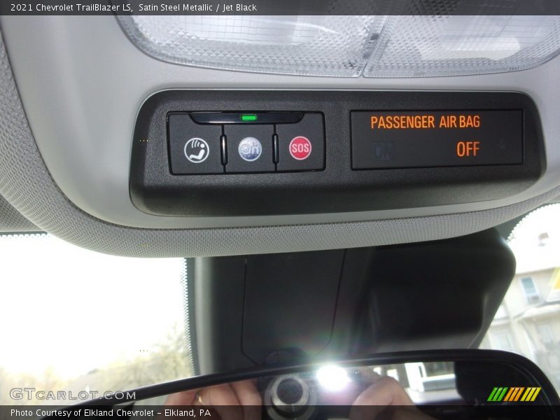 Satin Steel Metallic / Jet Black 2021 Chevrolet TrailBlazer LS