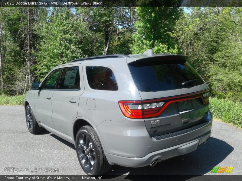 Destroyer Gray / Black 2021 Dodge Durango GT AWD
