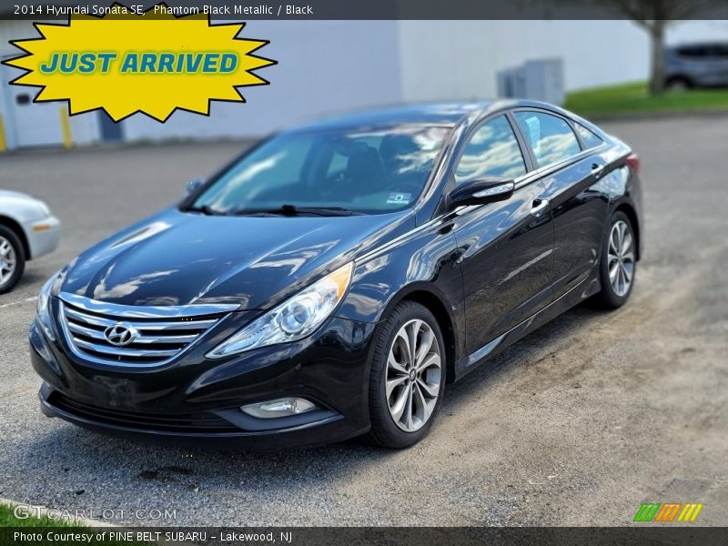 Phantom Black Metallic / Black 2014 Hyundai Sonata SE