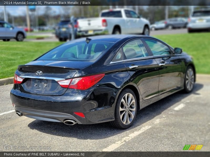 Phantom Black Metallic / Black 2014 Hyundai Sonata SE