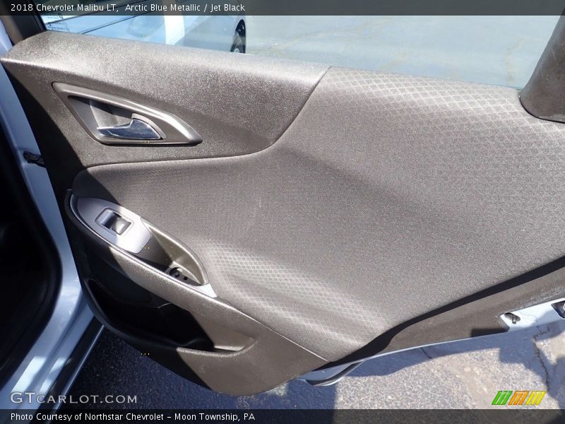 Arctic Blue Metallic / Jet Black 2018 Chevrolet Malibu LT