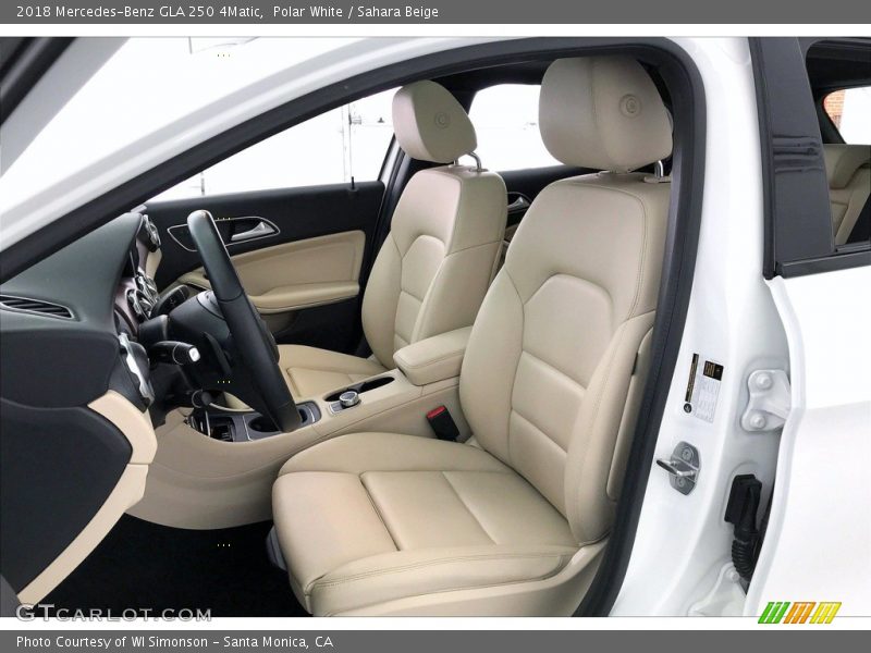 Front Seat of 2018 GLA 250 4Matic