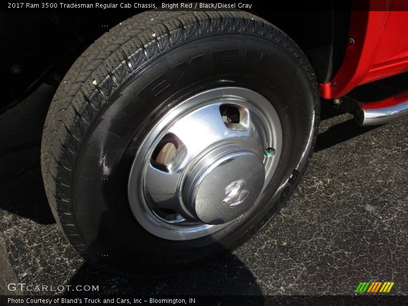 Bright Red / Black/Diesel Gray 2017 Ram 3500 Tradesman Regular Cab Chassis