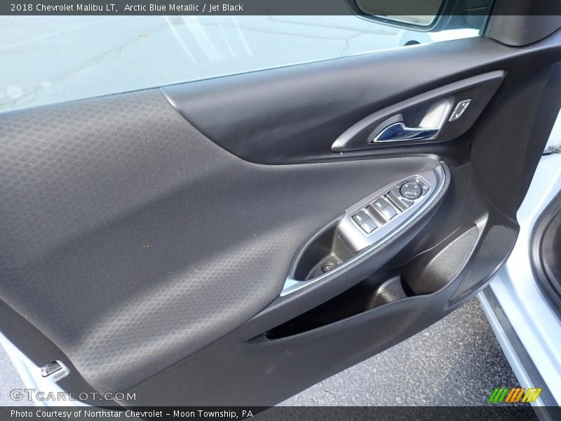 Arctic Blue Metallic / Jet Black 2018 Chevrolet Malibu LT