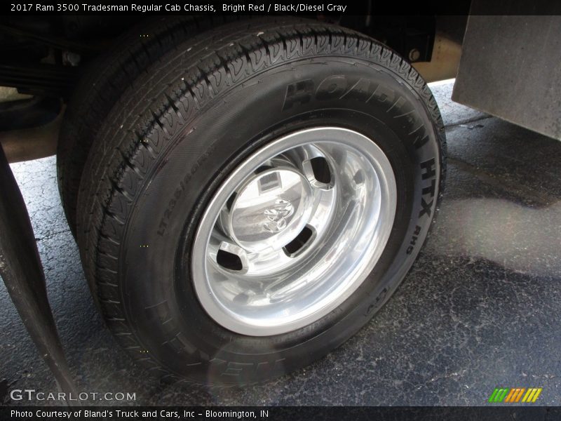 Bright Red / Black/Diesel Gray 2017 Ram 3500 Tradesman Regular Cab Chassis