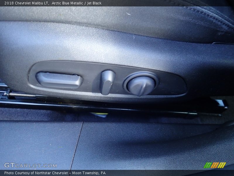 Arctic Blue Metallic / Jet Black 2018 Chevrolet Malibu LT