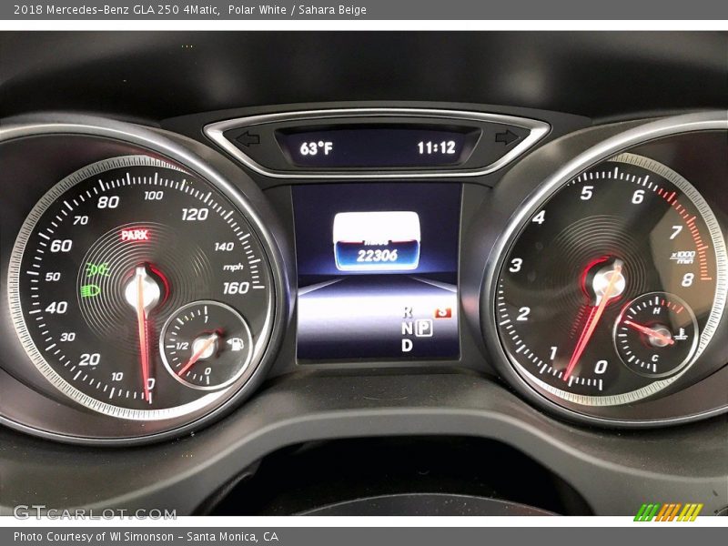  2018 GLA 250 4Matic 250 4Matic Gauges