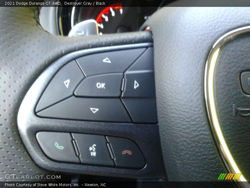 Destroyer Gray / Black 2021 Dodge Durango GT AWD