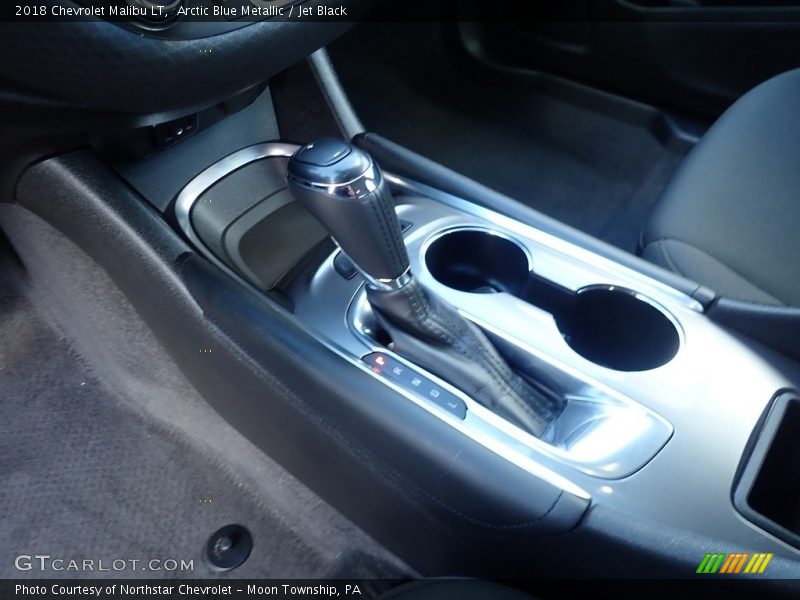 Arctic Blue Metallic / Jet Black 2018 Chevrolet Malibu LT