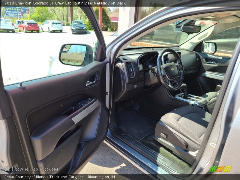 Satin Steel Metallic / Jet Black 2018 Chevrolet Colorado LT Crew Cab