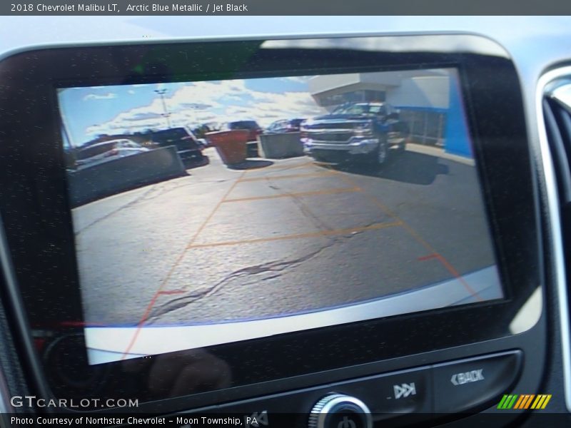 Arctic Blue Metallic / Jet Black 2018 Chevrolet Malibu LT