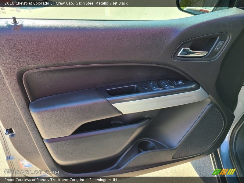 Satin Steel Metallic / Jet Black 2018 Chevrolet Colorado LT Crew Cab