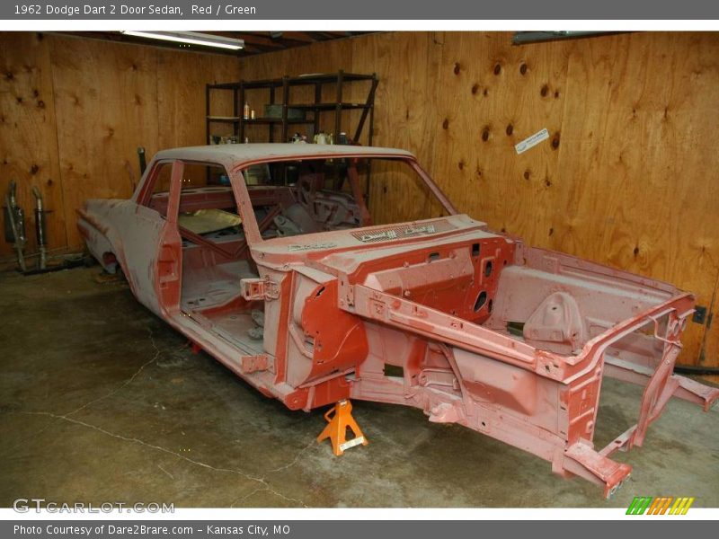 Red / Green 1962 Dodge Dart 2 Door Sedan