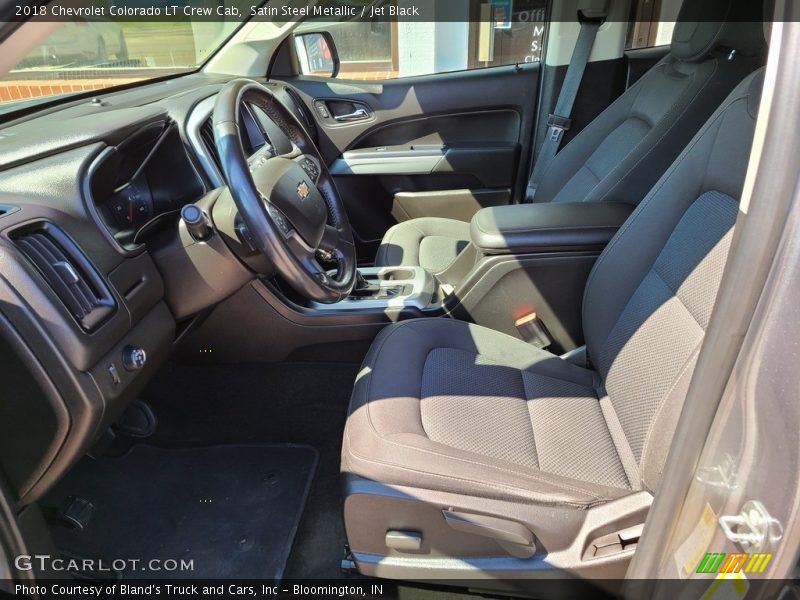 Satin Steel Metallic / Jet Black 2018 Chevrolet Colorado LT Crew Cab