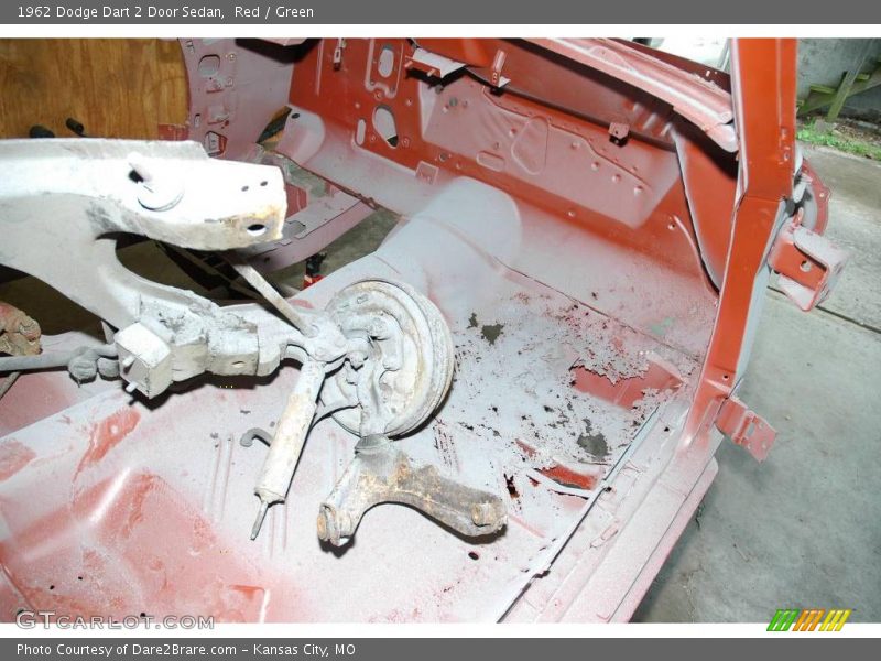 Red / Green 1962 Dodge Dart 2 Door Sedan