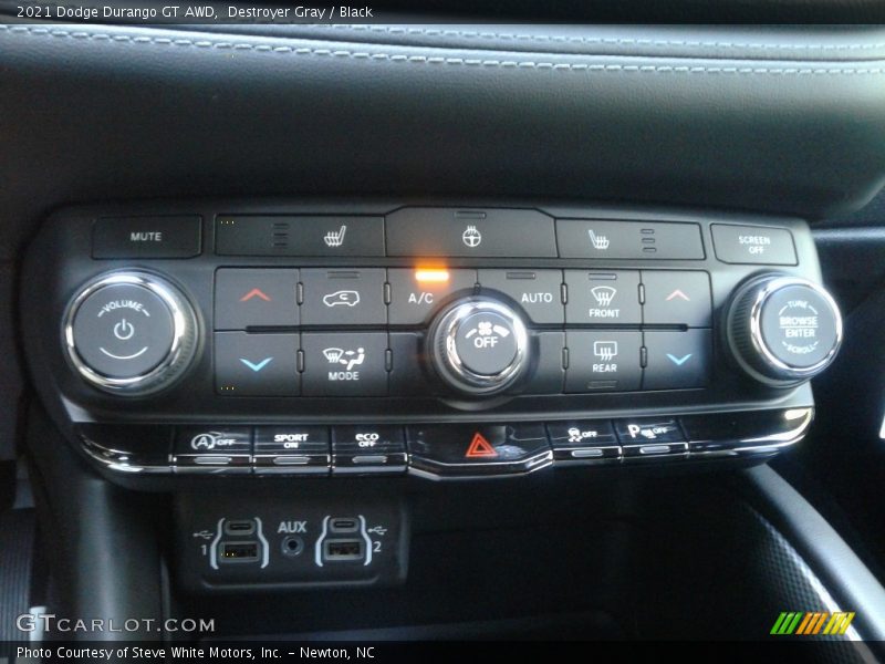 Destroyer Gray / Black 2021 Dodge Durango GT AWD