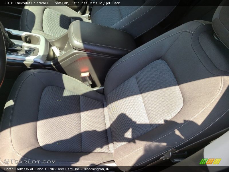 Satin Steel Metallic / Jet Black 2018 Chevrolet Colorado LT Crew Cab