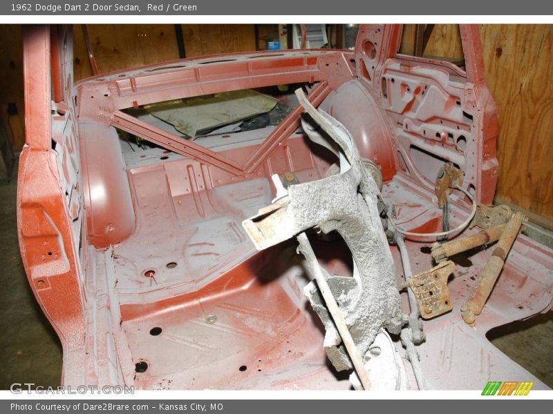 Red / Green 1962 Dodge Dart 2 Door Sedan