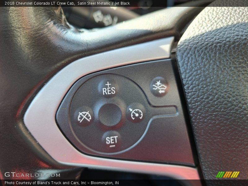 Satin Steel Metallic / Jet Black 2018 Chevrolet Colorado LT Crew Cab