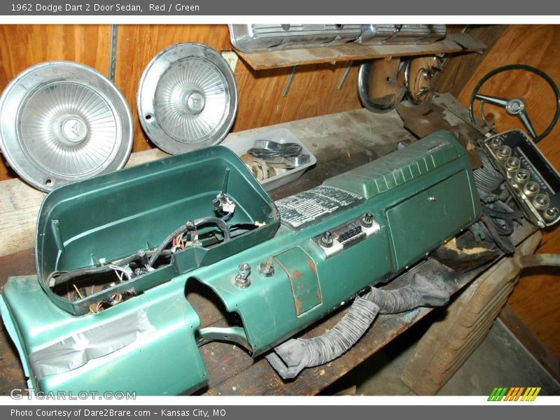 Red / Green 1962 Dodge Dart 2 Door Sedan