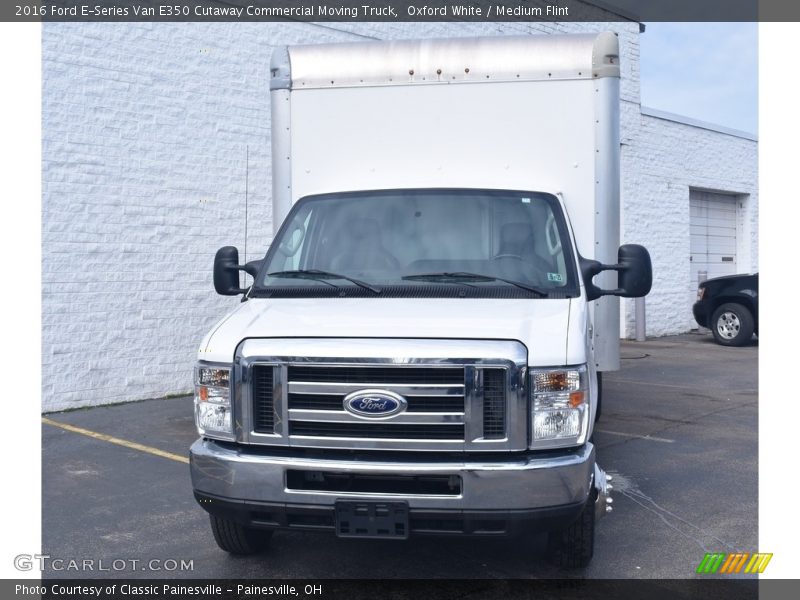 Oxford White / Medium Flint 2016 Ford E-Series Van E350 Cutaway Commercial Moving Truck