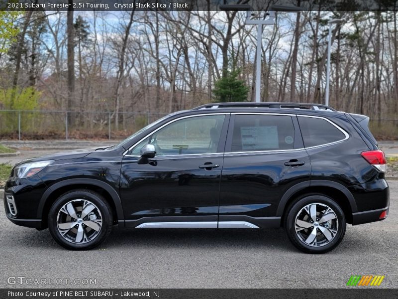 Crystal Black Silica / Black 2021 Subaru Forester 2.5i Touring
