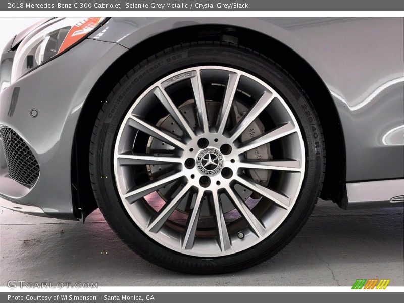Selenite Grey Metallic / Crystal Grey/Black 2018 Mercedes-Benz C 300 Cabriolet