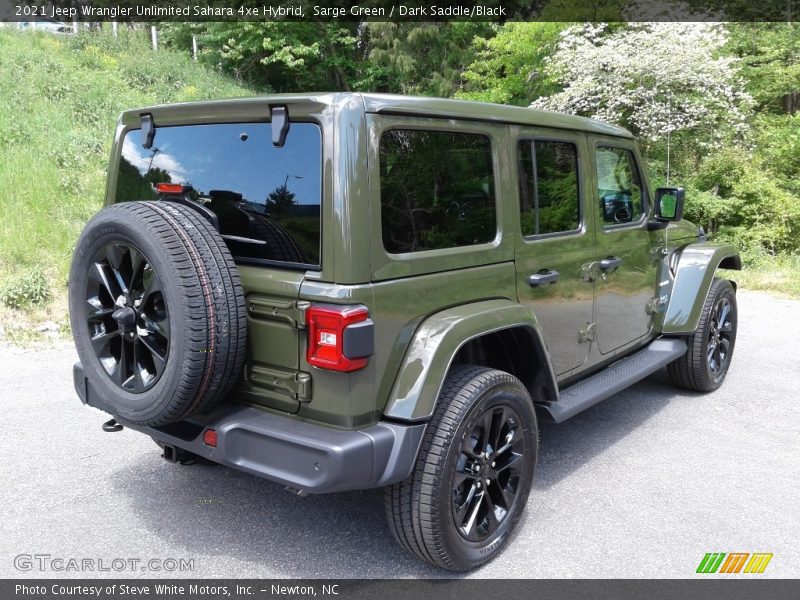Sarge Green / Dark Saddle/Black 2021 Jeep Wrangler Unlimited Sahara 4xe Hybrid