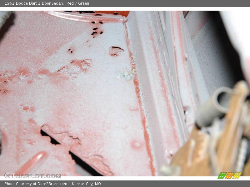 Red / Green 1962 Dodge Dart 2 Door Sedan