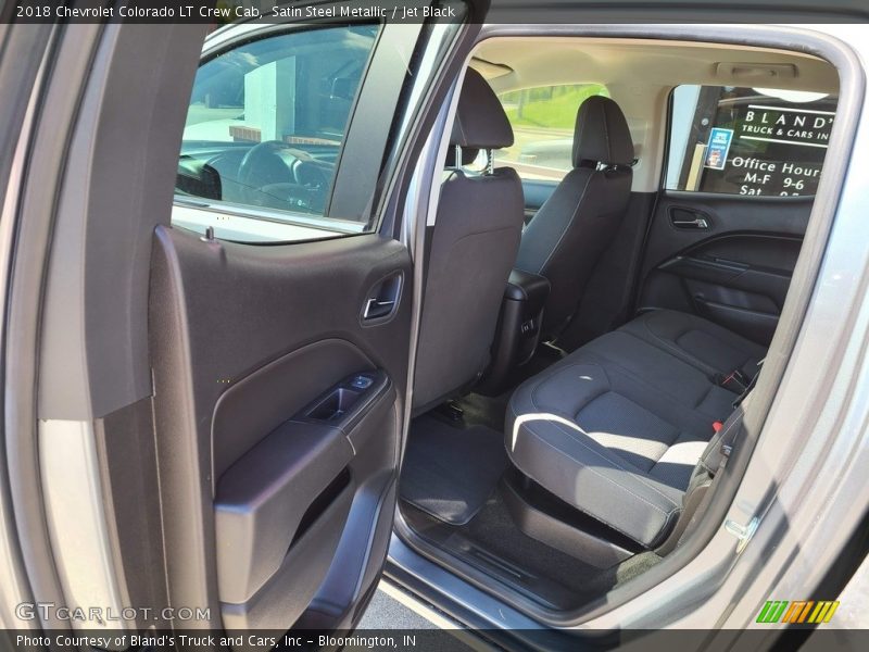 Satin Steel Metallic / Jet Black 2018 Chevrolet Colorado LT Crew Cab