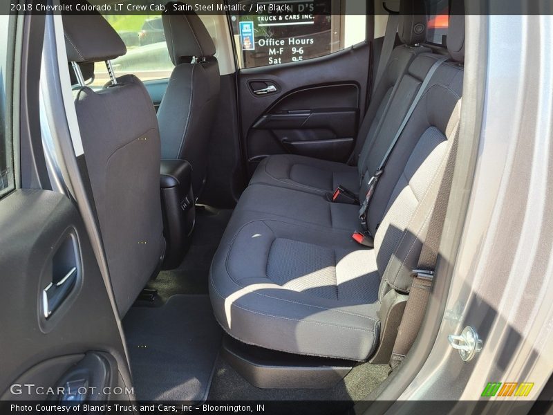 Satin Steel Metallic / Jet Black 2018 Chevrolet Colorado LT Crew Cab