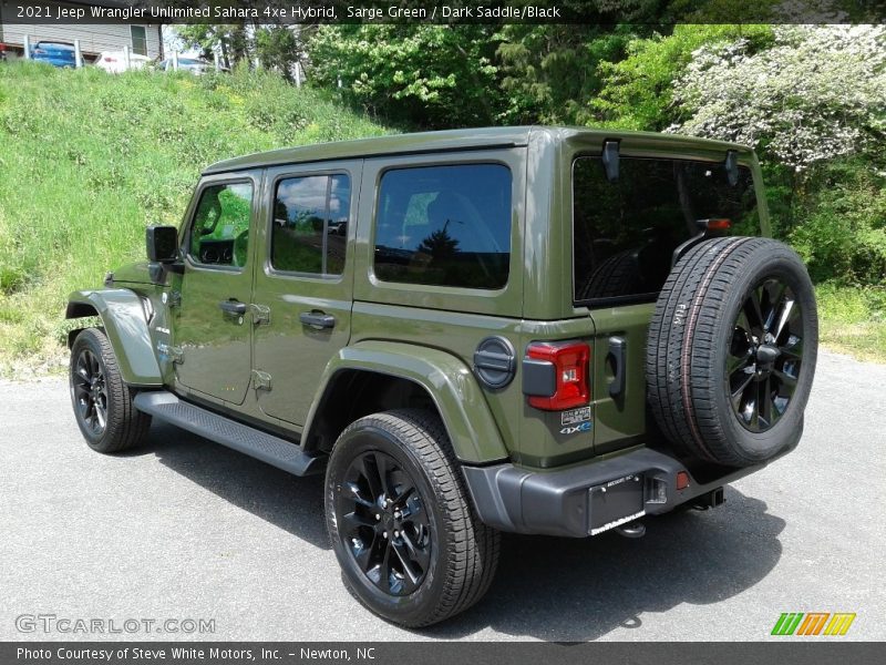 Sarge Green / Dark Saddle/Black 2021 Jeep Wrangler Unlimited Sahara 4xe Hybrid