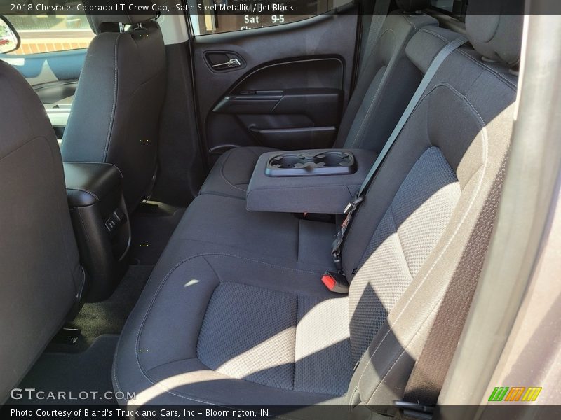 Satin Steel Metallic / Jet Black 2018 Chevrolet Colorado LT Crew Cab