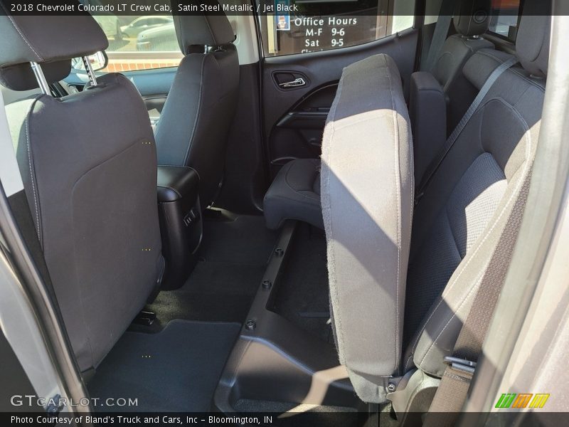 Satin Steel Metallic / Jet Black 2018 Chevrolet Colorado LT Crew Cab