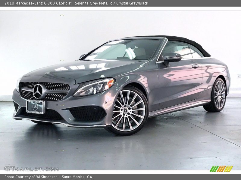Selenite Grey Metallic / Crystal Grey/Black 2018 Mercedes-Benz C 300 Cabriolet