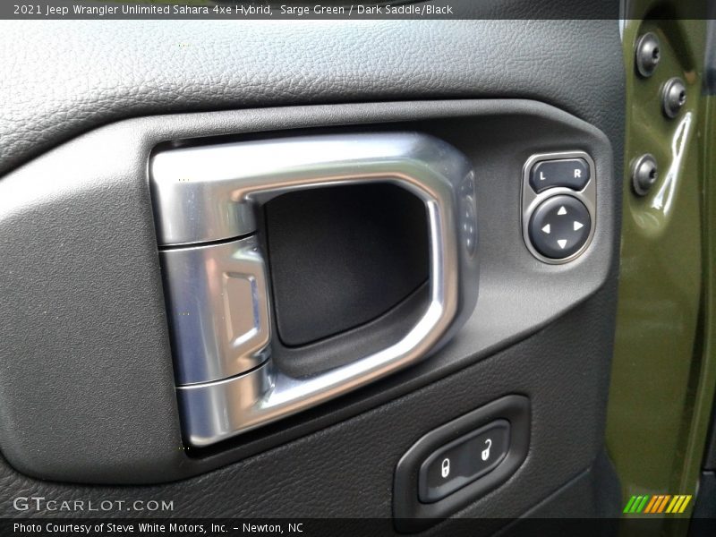 Controls of 2021 Wrangler Unlimited Sahara 4xe Hybrid