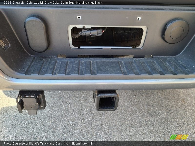 Satin Steel Metallic / Jet Black 2018 Chevrolet Colorado LT Crew Cab