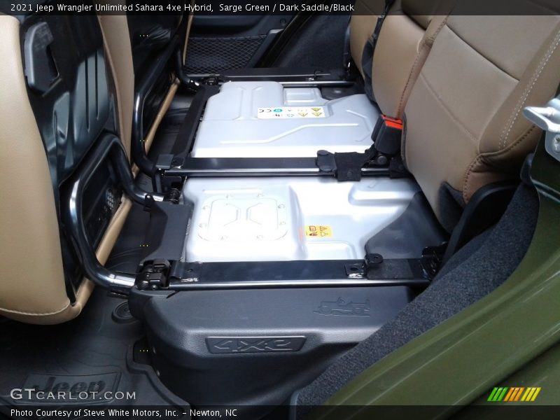 Rear Seat of 2021 Wrangler Unlimited Sahara 4xe Hybrid