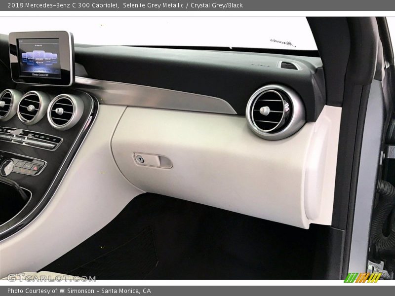 Selenite Grey Metallic / Crystal Grey/Black 2018 Mercedes-Benz C 300 Cabriolet