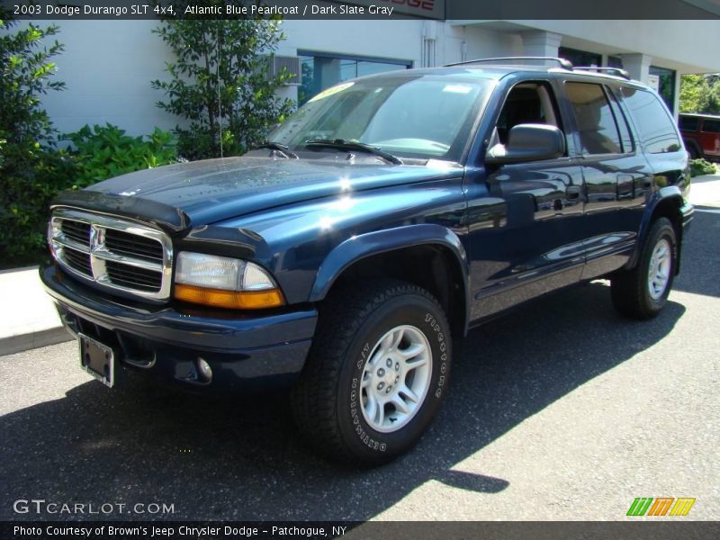 Atlantic Blue Pearlcoat / Dark Slate Gray 2003 Dodge Durango SLT 4x4