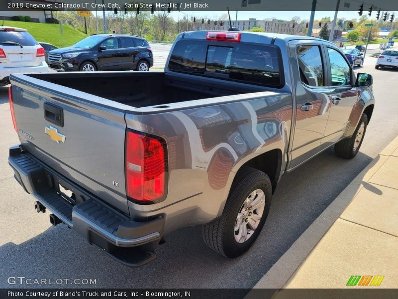 Satin Steel Metallic / Jet Black 2018 Chevrolet Colorado LT Crew Cab