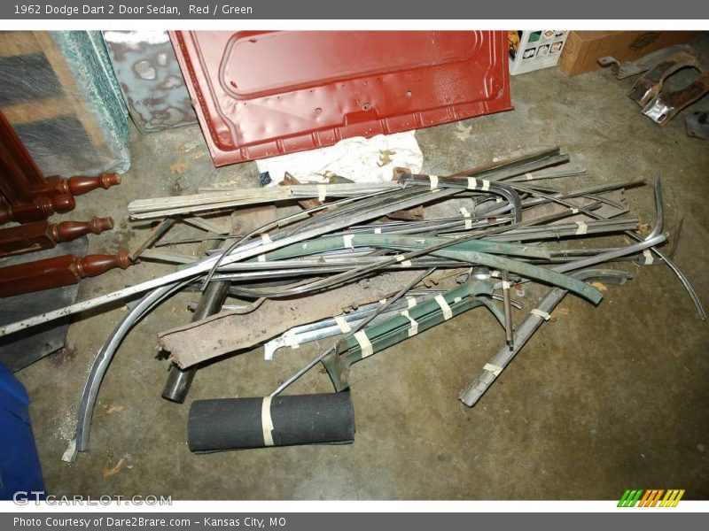 Red / Green 1962 Dodge Dart 2 Door Sedan