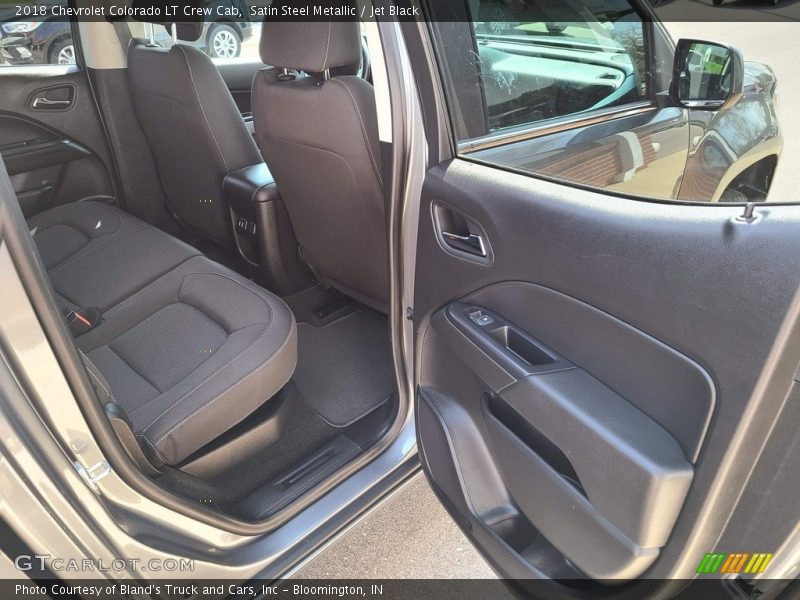 Satin Steel Metallic / Jet Black 2018 Chevrolet Colorado LT Crew Cab