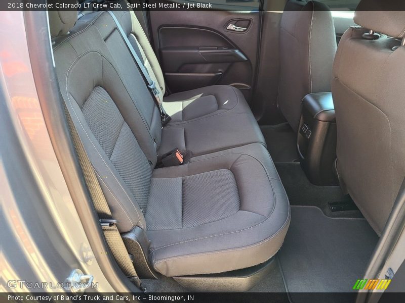 Satin Steel Metallic / Jet Black 2018 Chevrolet Colorado LT Crew Cab