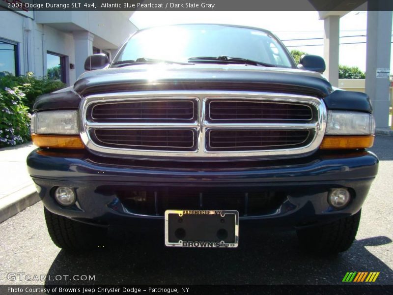 Atlantic Blue Pearlcoat / Dark Slate Gray 2003 Dodge Durango SLT 4x4