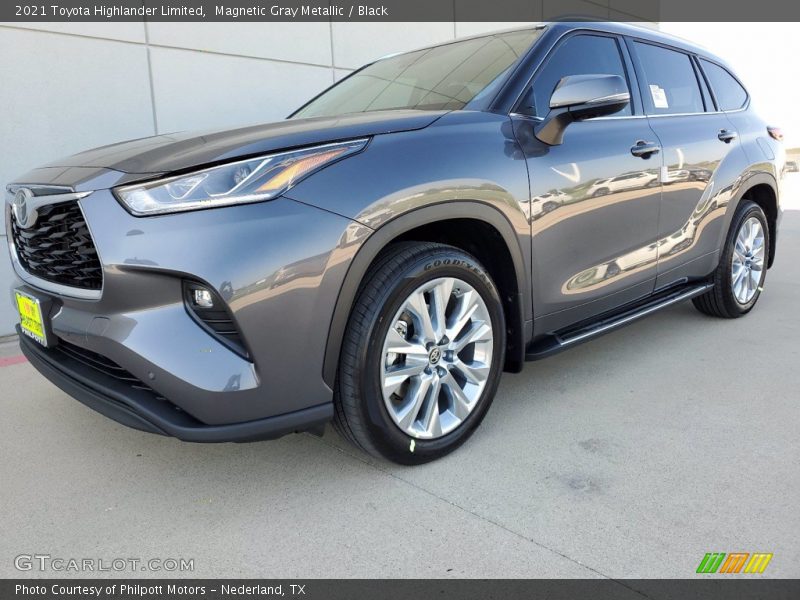 Magnetic Gray Metallic / Black 2021 Toyota Highlander Limited